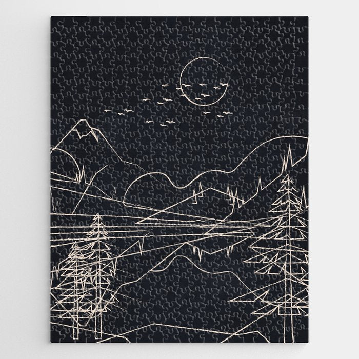 Minimalist Landscape 1 Jigsaw Puzzle