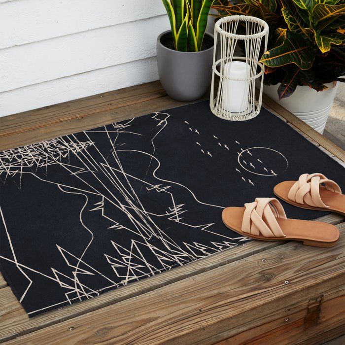 Minimalist Landscape 1 Outdoor Rug Gallery Image 2