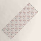 Dusty Rose Classic Floral Yoga Mat Gallery Image 1