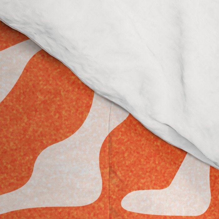 Funky Fern: Orange Peach Edition Comforter Gallery Image 4