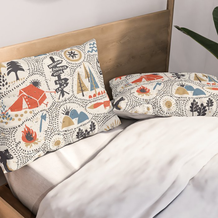 Hinking by day Pillow Sham Gallery Image 2