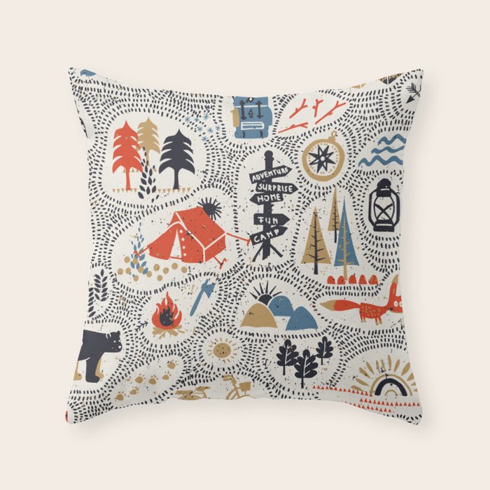 Hinking by day Throw Pillow Gallery Image 6
