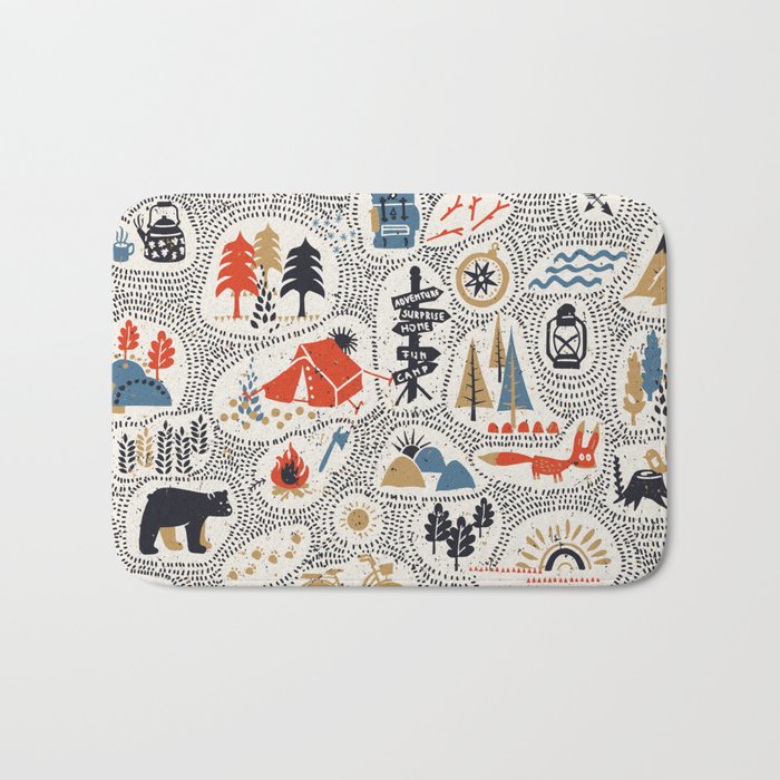 Hinking by day Bath Mat Gallery Image 1