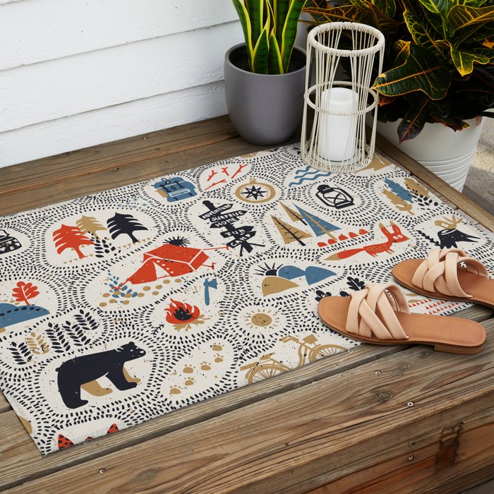 Hinking by day Outdoor Rug Gallery Image 2
