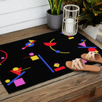 Memphis pattern 86 - 80s / 90s Retro Outdoor Rug Gallery Image 2