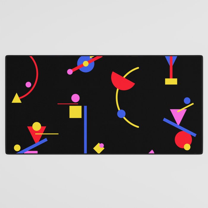 Memphis pattern 86 - 80s / 90s Retro Desk Mat Gallery Image 3