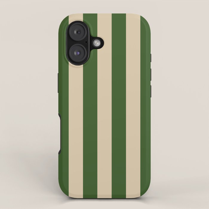 Sawdust and Pine Striped Harmony iPhone Case Gallery Image 1