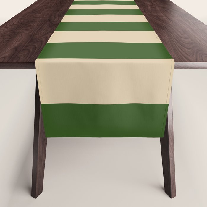 Sawdust and Pine Striped Harmony Table Runner Gallery Image 1