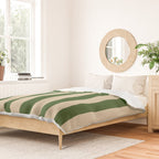 Sawdust and Pine Striped Harmony Duvet Cover Gallery Image 2