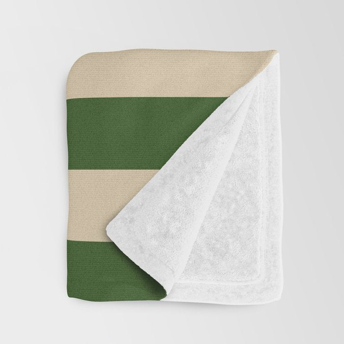 Sawdust and Pine Striped Harmony Throw Blanket Gallery Image 3