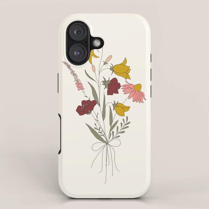 Wildflowers Bouquet iPhone Case Gallery Image 1