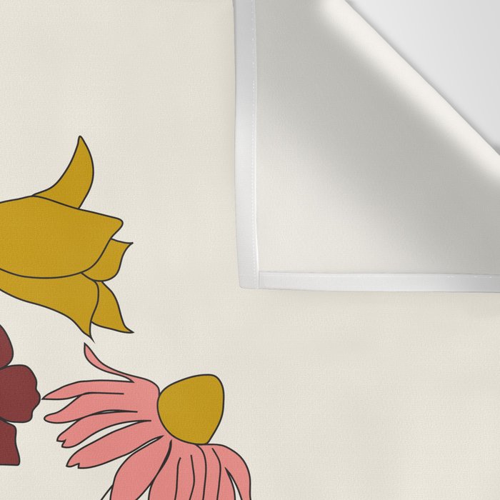 Wildflowers Bouquet Wall Tapestry Gallery Image 3