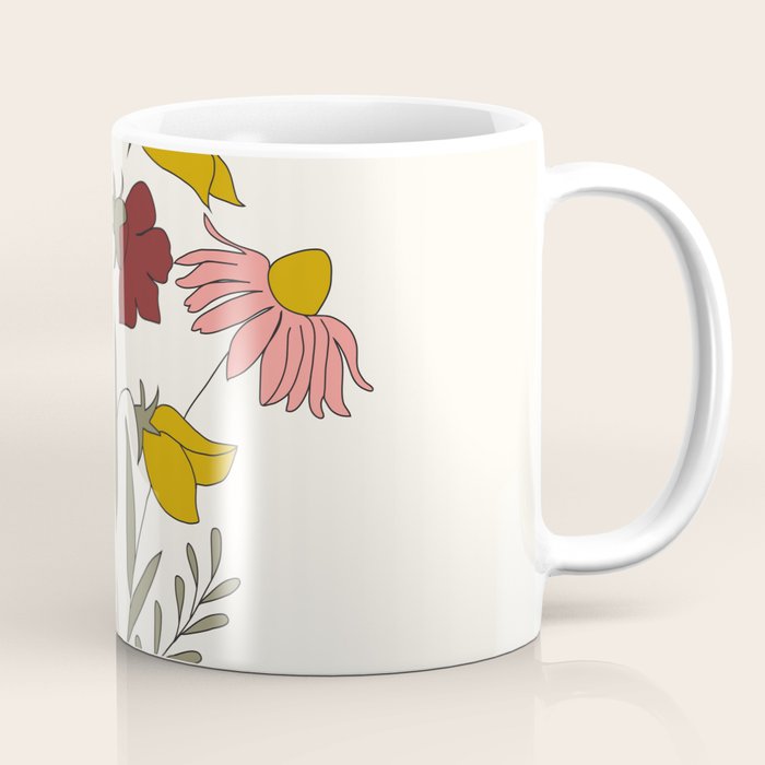 Wildflowers Bouquet Coffee Mug Gallery Image 1
