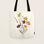 Wildflowers Bouquet Tote Bag Gallery Image 1