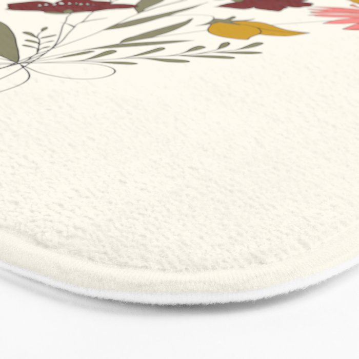 Wildflowers Bouquet Bath Mat Gallery Image 3