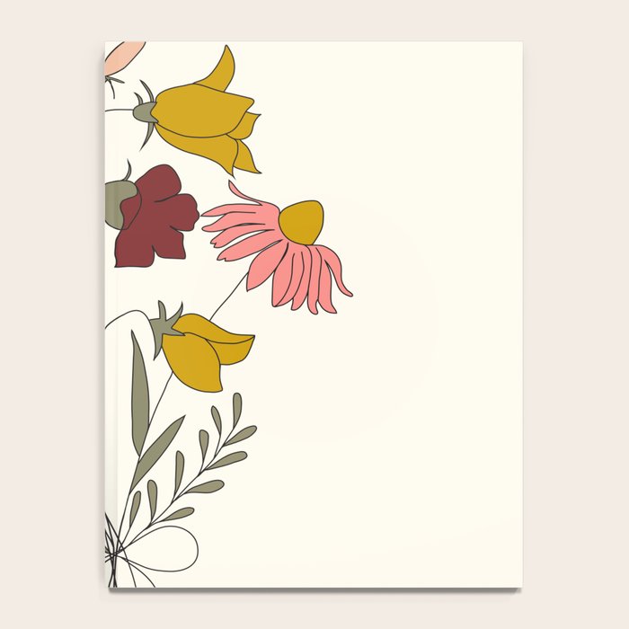 Wildflowers Bouquet Notebook Gallery Image 4