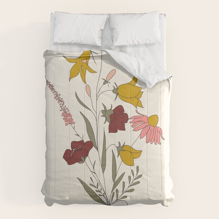 Wildflowers Bouquet Comforter Gallery Image 1