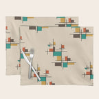 Mid Century Modern Geometric Colorful Placemat Gallery Image 1