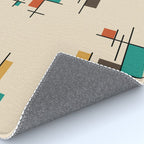 Mid Century Modern Geometric Colorful Rug Gallery Image 4