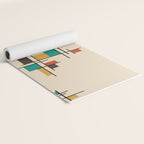 Mid Century Modern Geometric Colorful Yoga Mat Gallery Image 2