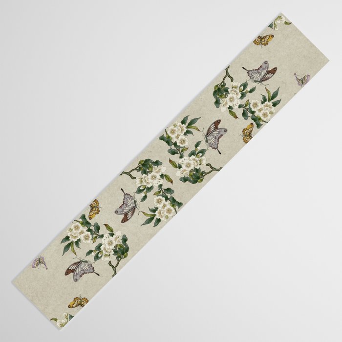 Pear flowers and butterflies type A - Minhwa : Koreafolkpainting Table Runner Gallery Image 3