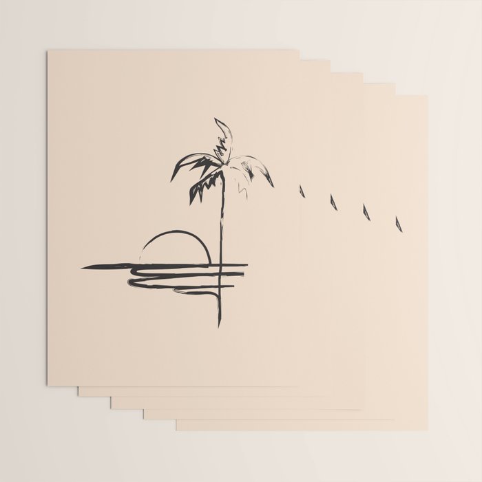 Abstract Landscape Wrapping Paper Gallery Image 3