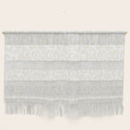 Antique White Leopard Print on White Wall Hanging Gallery Image 1