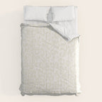 Antique White Leopard Print on White Comforter Gallery Image 6