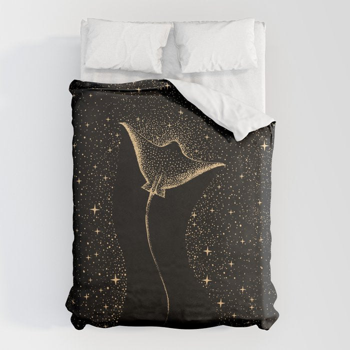 Star Collector Dark GOLD Version Duvet Cover Gallery Image 6