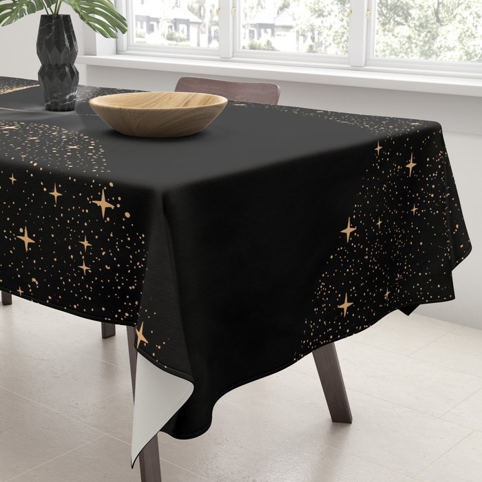 Star Collector Dark GOLD Version Tablecloth Gallery Image 3