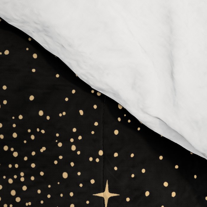 Star Collector Dark GOLD Version Comforter Gallery Image 4