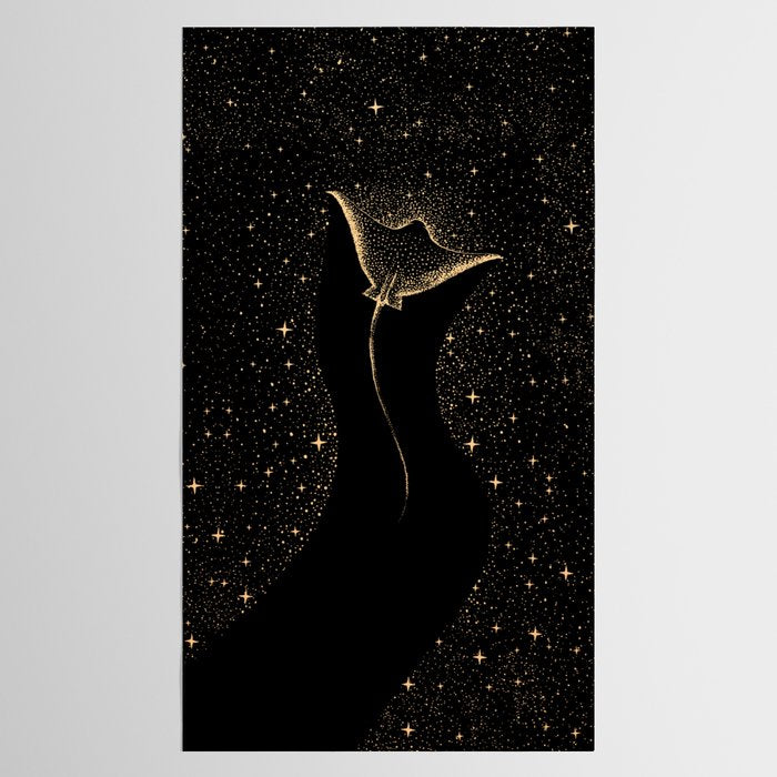 Star Collector Dark GOLD Version Tablecloth Gallery Image 2