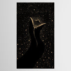 Star Collector Dark GOLD Version Tablecloth Gallery Image 2