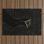 Star Collector Dark GOLD Version Outdoor Rug Gallery Image 1