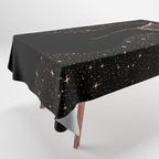 Star Collector Dark GOLD Version Tablecloth Gallery Image 1