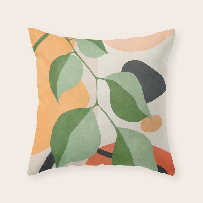 Colorful Branching Out 22 Throw Pillow Gallery Image 6