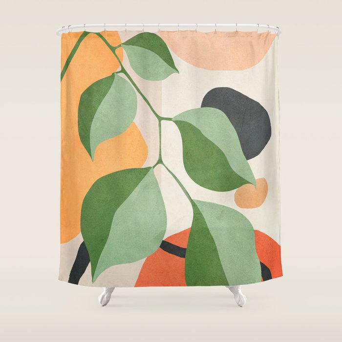 Colorful Branching Out 22 Shower Curtain Gallery Image 1
