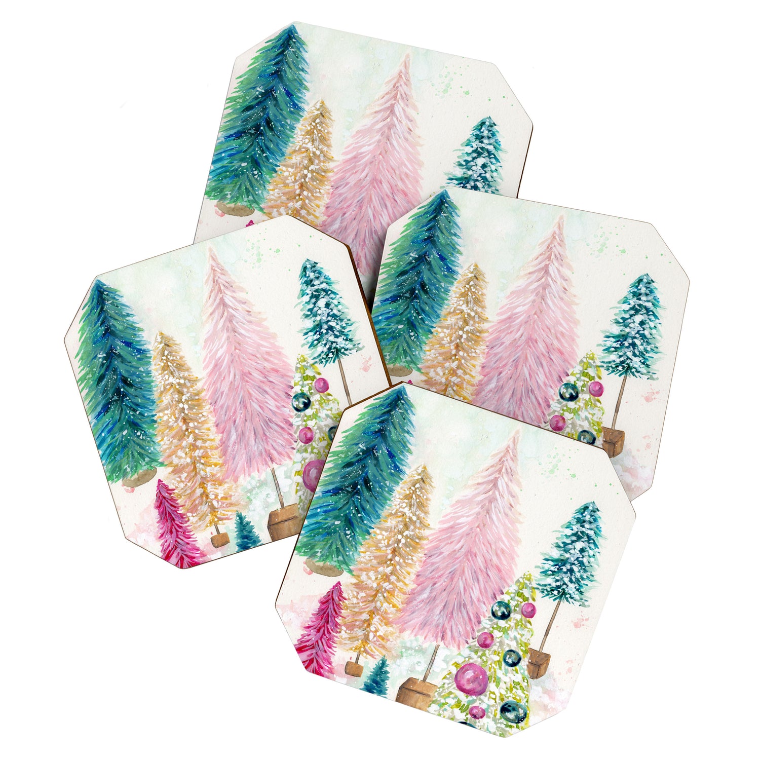 Vintage Christmas Coaster Gallery Image 1