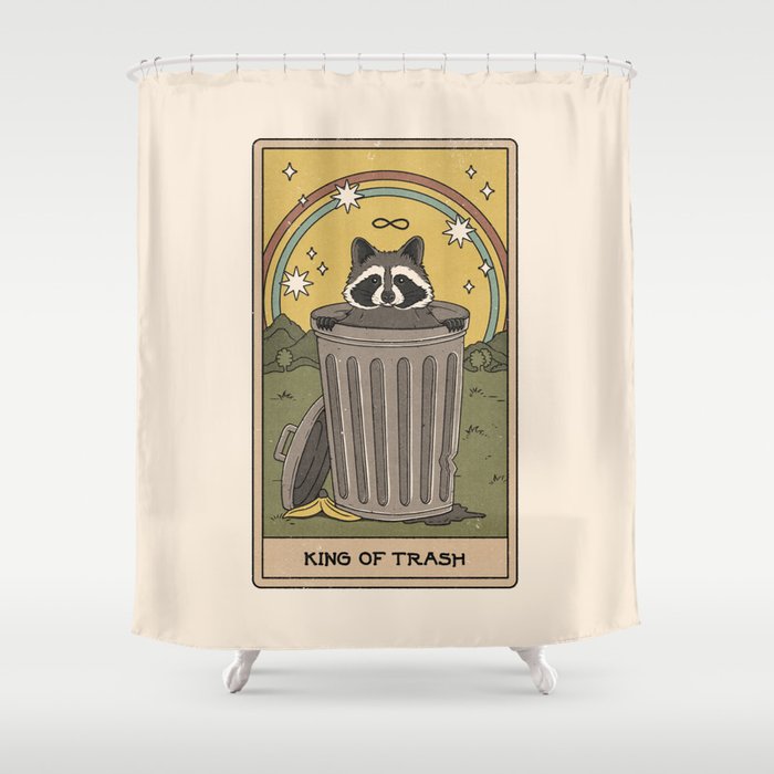 King of Trash Shower Curtain Gallery Image 1