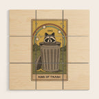 King of Trash Wood Wall Art Gallery Image 1