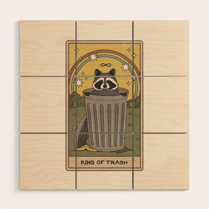 King of Trash Wood Wall Art Gallery Image 1