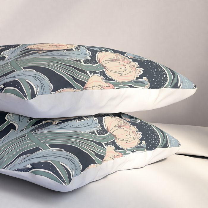 Victorian cottage nighty garden Pillow Sham Gallery Image 3