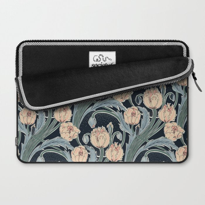 Victorian cottage nighty garden Laptop Sleeve Gallery Image 2