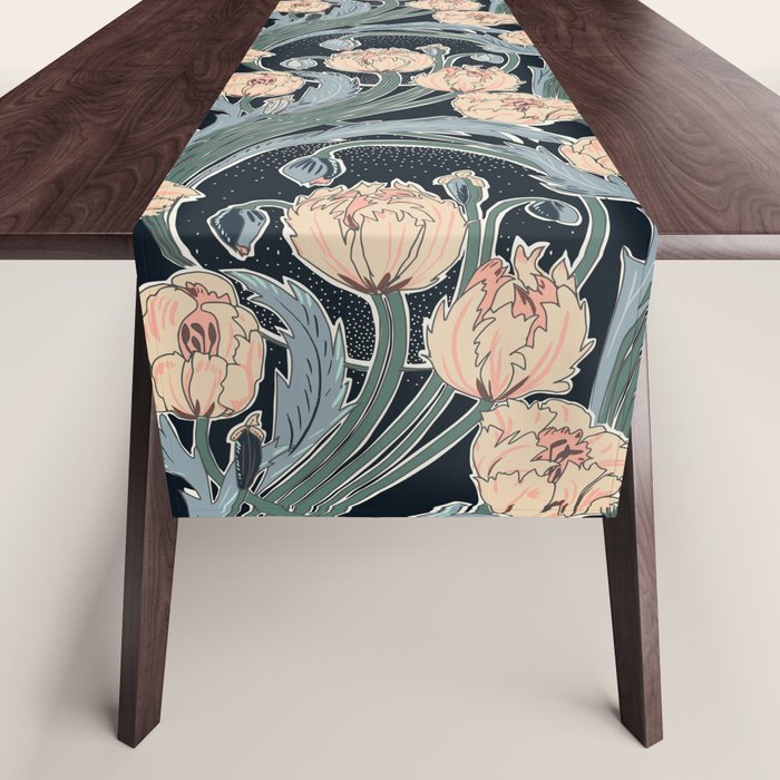 Victorian cottage nighty garden Table Runner Gallery Image 1