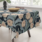 Victorian cottage nighty garden Tablecloth Gallery Image 3