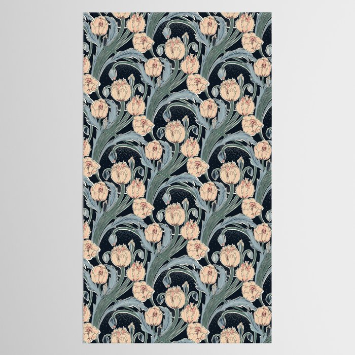 Victorian cottage nighty garden Tablecloth Gallery Image 2