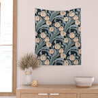 Victorian cottage nighty garden Wall Tapestry Gallery Image 2