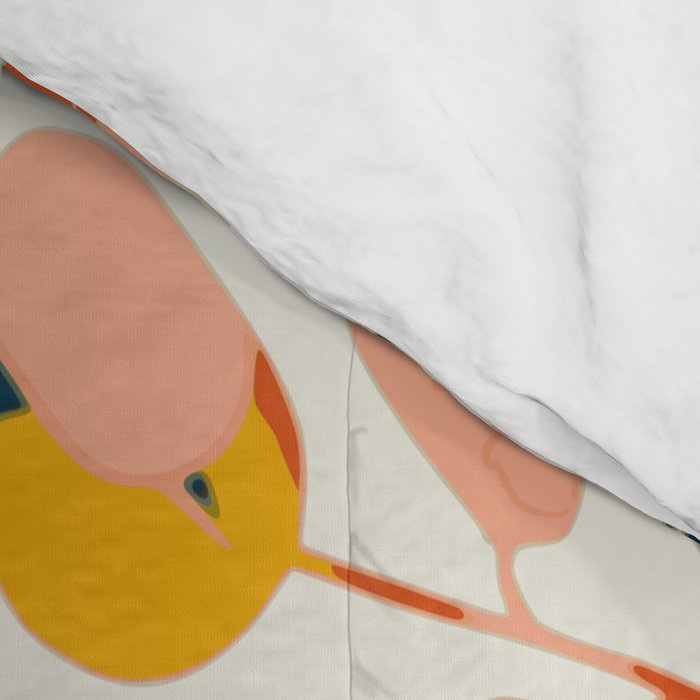 colorful leaves pattern Comforter Gallery Image 4