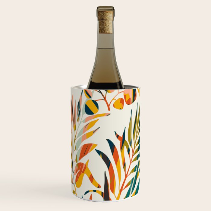 colorful leaves pattern Wine Chiller Gallery Image 3