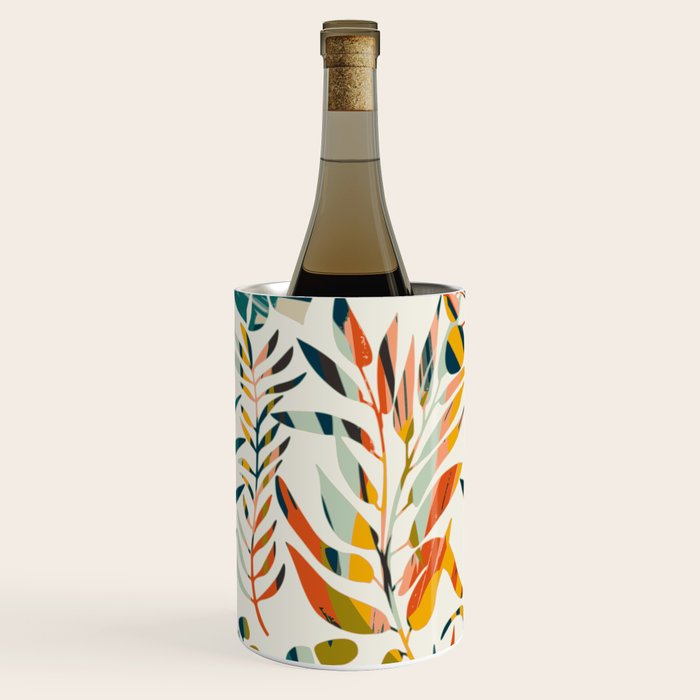 colorful leaves pattern Wine Chiller Gallery Image 1
